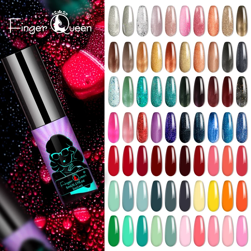 5ML Nail Gel Polish All For Manicure Semi Permanent Varnishes Soak Off Gel UV LED Base Super Top Matte Coat Gel