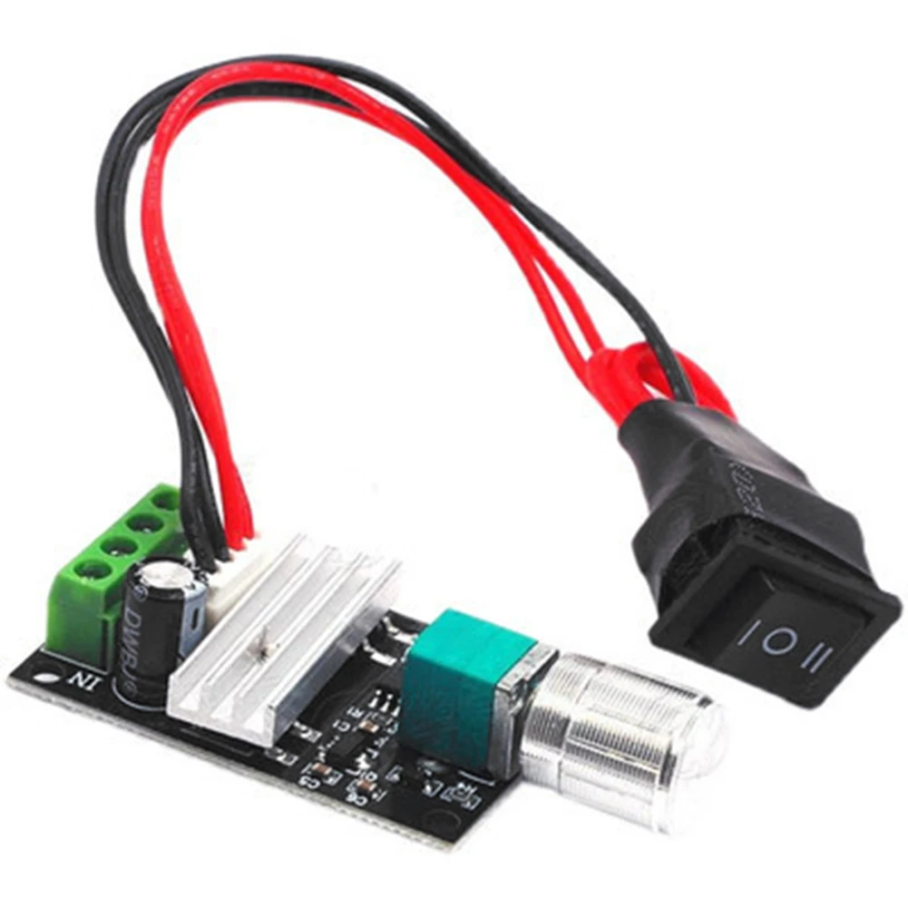 Motor Speed Controller Module 6V 12V 24V 28V Governor Switch Drive Module Adjustable Speed Regulator PWM Motor Speed Controller