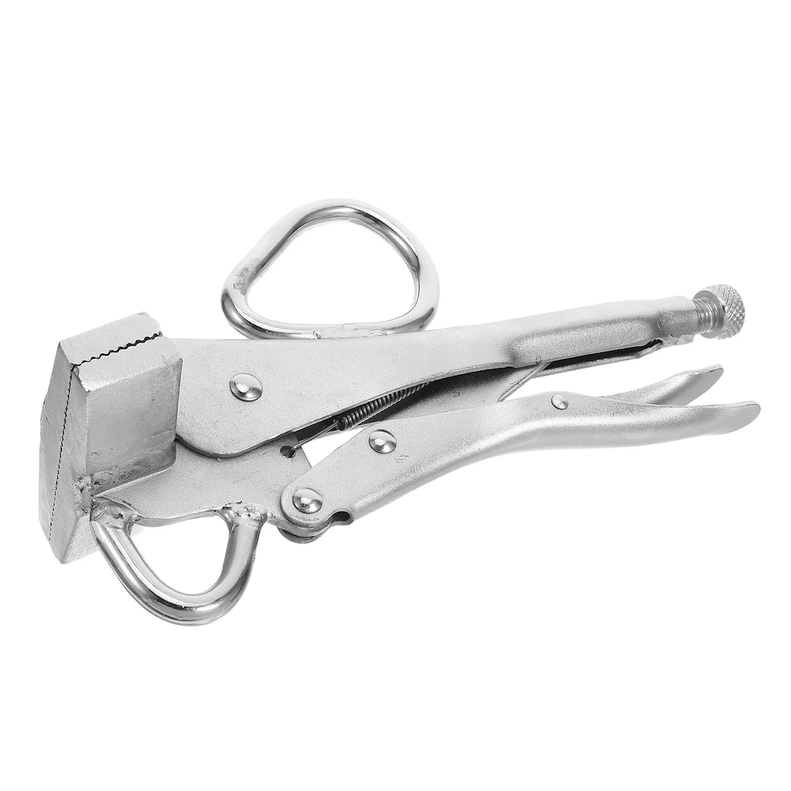 Heavy Duty Auto Body Frame Pulling Clamp for Sheet Metal Repair Welding Bending Lifting Crimping Adjustable Locking Steel
