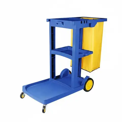 Rolling Cleaning Cart Multifunction Cleaning Cart Open Frame Household Organizer