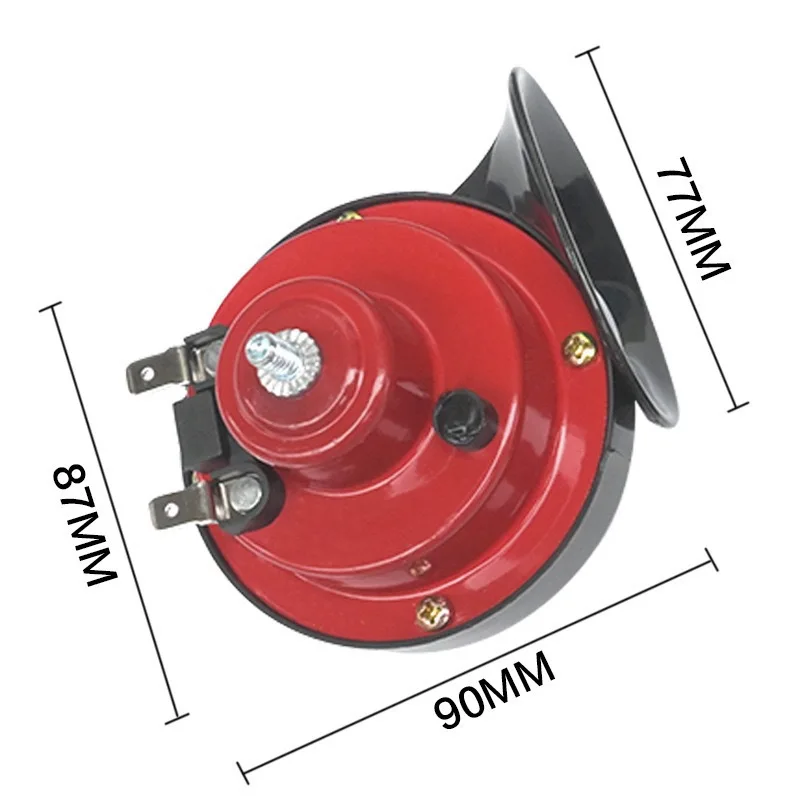 12V 300DB Super Loud Train Air Horn Waterproof Electric Signal Speaker Universal for Car Motorcycle Truck RV Boat Vehicle view 2