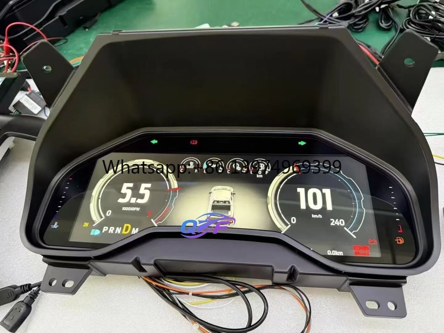 12 Inch Digital Dashboard for Toyota 4Runner 2010-2022 Instrument Cluster Car Display LCD Screen Speed Meters Virtual Cockpit