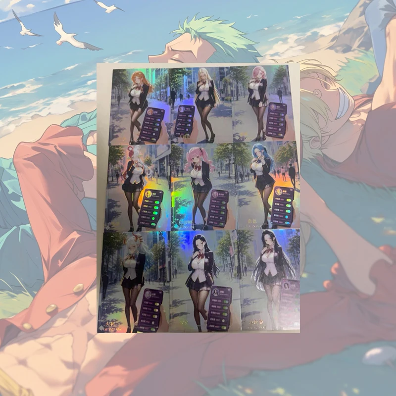 Anime One Piece KOI HGF XE DAC OUY NH Cards Nico Robin Boa Hancock Nami Vinsmoke Reiju Perona Uta Yamato Collectible Cards
