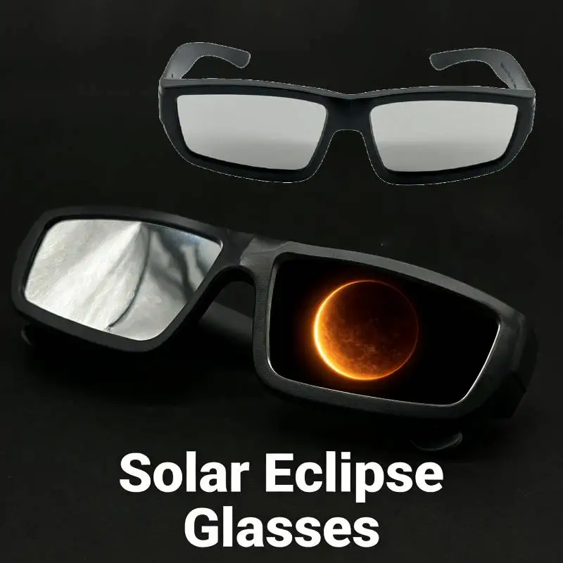 1-10pcs Solar Eclipse Glasses Solar Eclipse Observation Glasses Eye Protection UV Resistant Sunglasses for Direct Sun Viewing