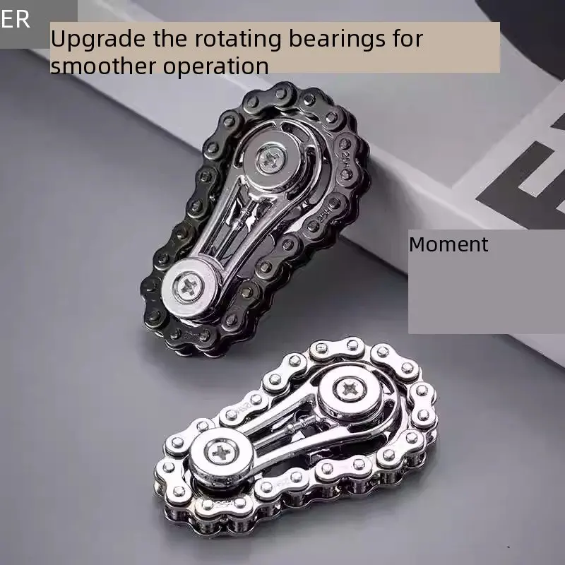 

Спиннер-цепочка на кончиках пальцев: снятие стресса и развлечение