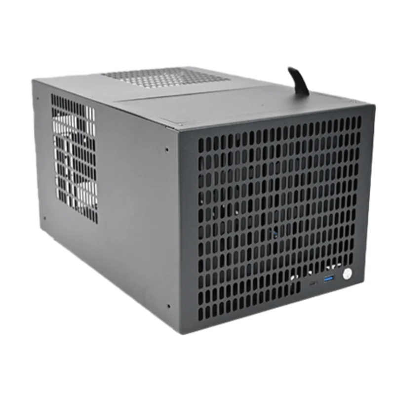 NIU B6 mini 6 Drive 3 SSD NAS Chasis ITX Montherboard ATX PSU 186mm Graphics Card AIO for Synology Storage view 3