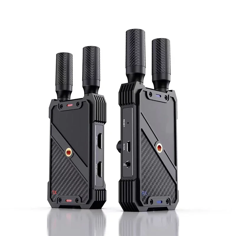 400m 5G 4K Wireless Transmission System Video Transmitter and Receiver HDMI Extender Support Battery /PC/ Camera Live Streaming