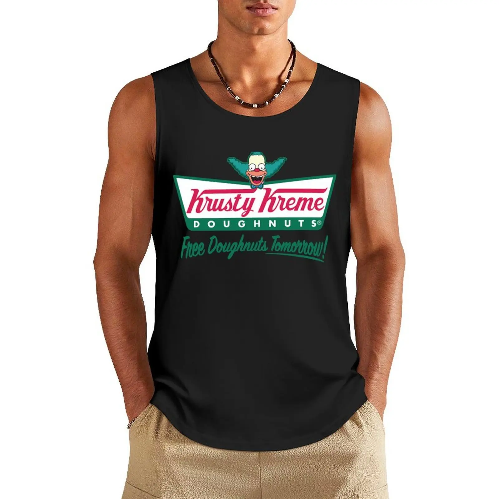 

Kreme Doughnuts Tank Top sleeveless vest men t shirt Men's t-shirts