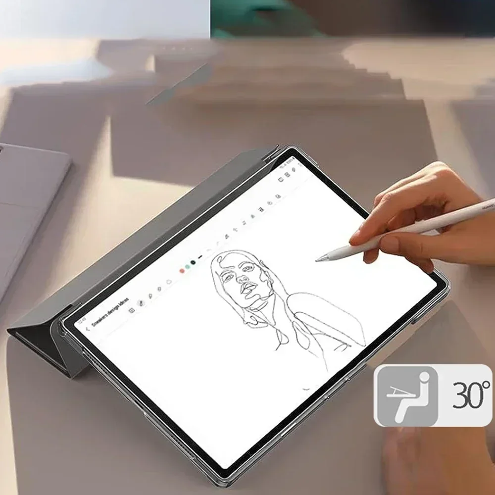 サムスンタブレット用の完全な保護カバー,スマートな睡眠,目覚め,3つ折り,スタンド,タブ,A9プラス,2020, 11,サムスンギャラクシーSM-X210, SM-X215