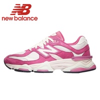 Original NewBalance NB9060 Non-Slip Lightweight Sports Casual Shoes Light Grey Men's and Women's Unisex Sneakers U9060FP