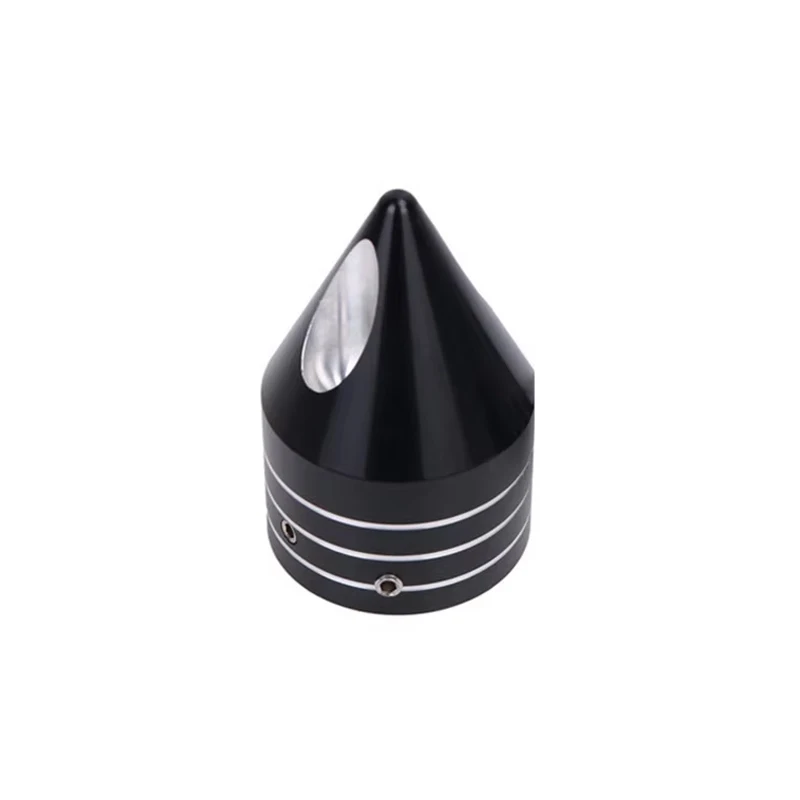 

Premium Black Anodized Pointed Front Axle Cap for Custom Bike Builds