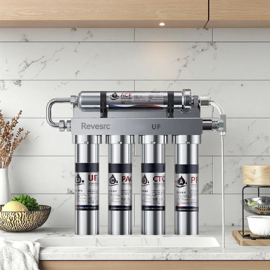 

Commercial High Quality Electric Water Purifier Stainless Steel Reverse Osmosis System with Easy Operation for Hotels Households