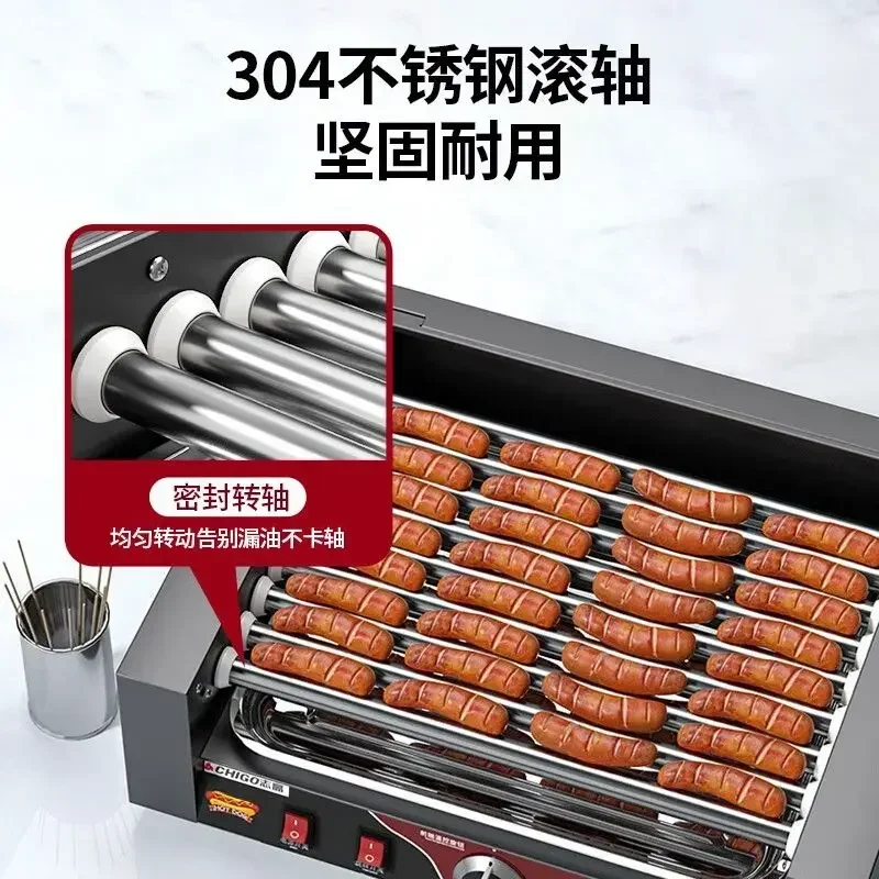 Commercial small Taiwanese hot dog machine fully automatic sausage machine household desktop ham sausage machine