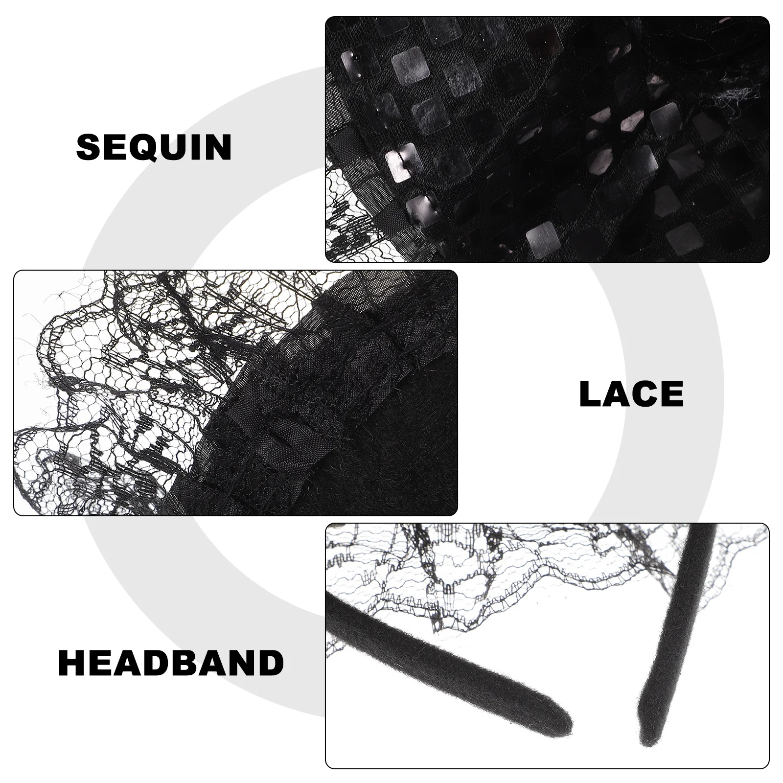 

Witch Hat Headband Black Halloween Costume Accessory For Party Dress Up Small Witch Hat Hair Band Halloween Headpiece