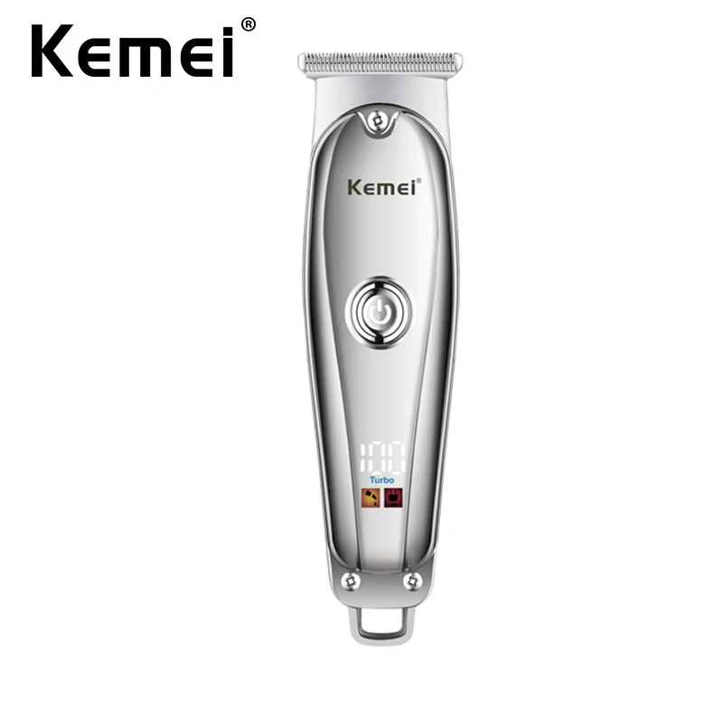 Kemei USB Electric Hair Trimmer for Man Small Size Cordless Clippers Professional Beard Hair Cutting Machine Barber Rechargeable