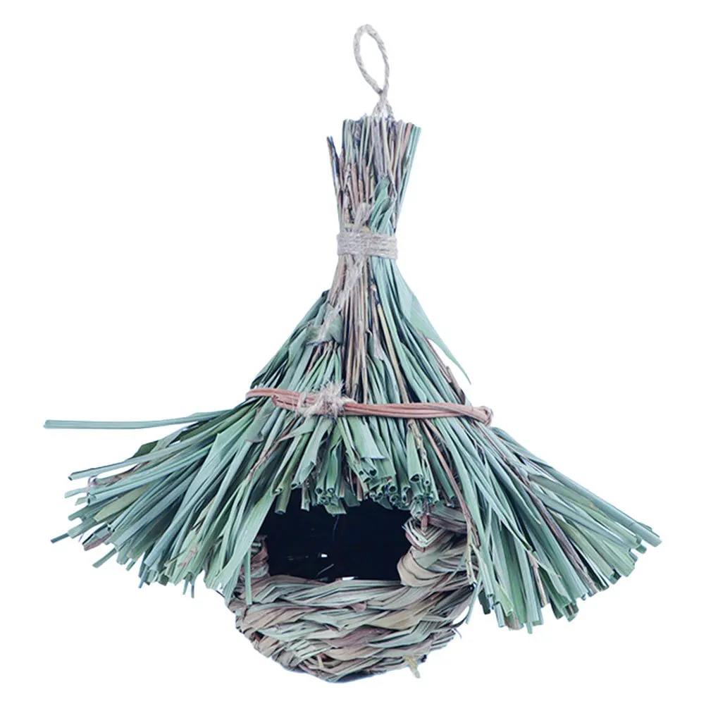 

Suspending Decorative Parrot Wear-Resistant Straw Bird Nest Hanging Bird Garden Balcony Accessory Parrot Nest