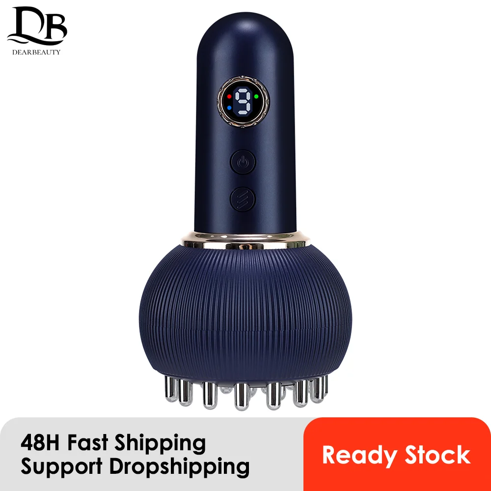 

Rechargeable Guasha Massager Body Shaping Heating Meridian Scraping Brush Lymphatic Detoxification Regimen Dredging Fat Burner