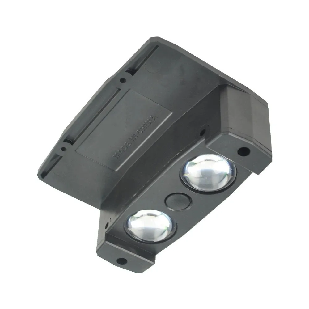 

Waterproof Solar Wall Light Plastic Dimmable Porch Illumination Light Colorful Light Solar Powered LED Outdoor Spotlight Yard