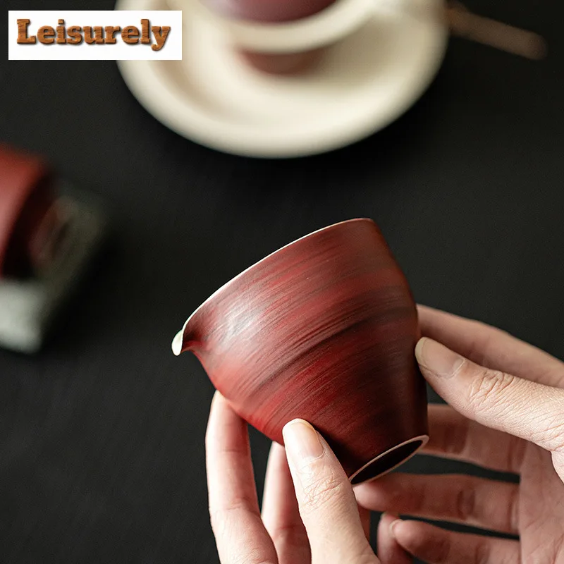 160ml Japanese Fenyin Yin Hawthorn Red Tea Pitcher Boutique Serving Cup Cha Hai Household Justice Cup Tea Ceremony Gift Supplies