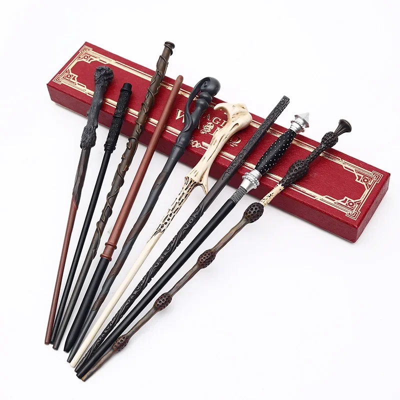 Hogwarts Cosplay Magic Wands Metal/Iron Core Children Mentalism Classic Toys Wand Gift No Box Package Prop Stage Magic Tricks