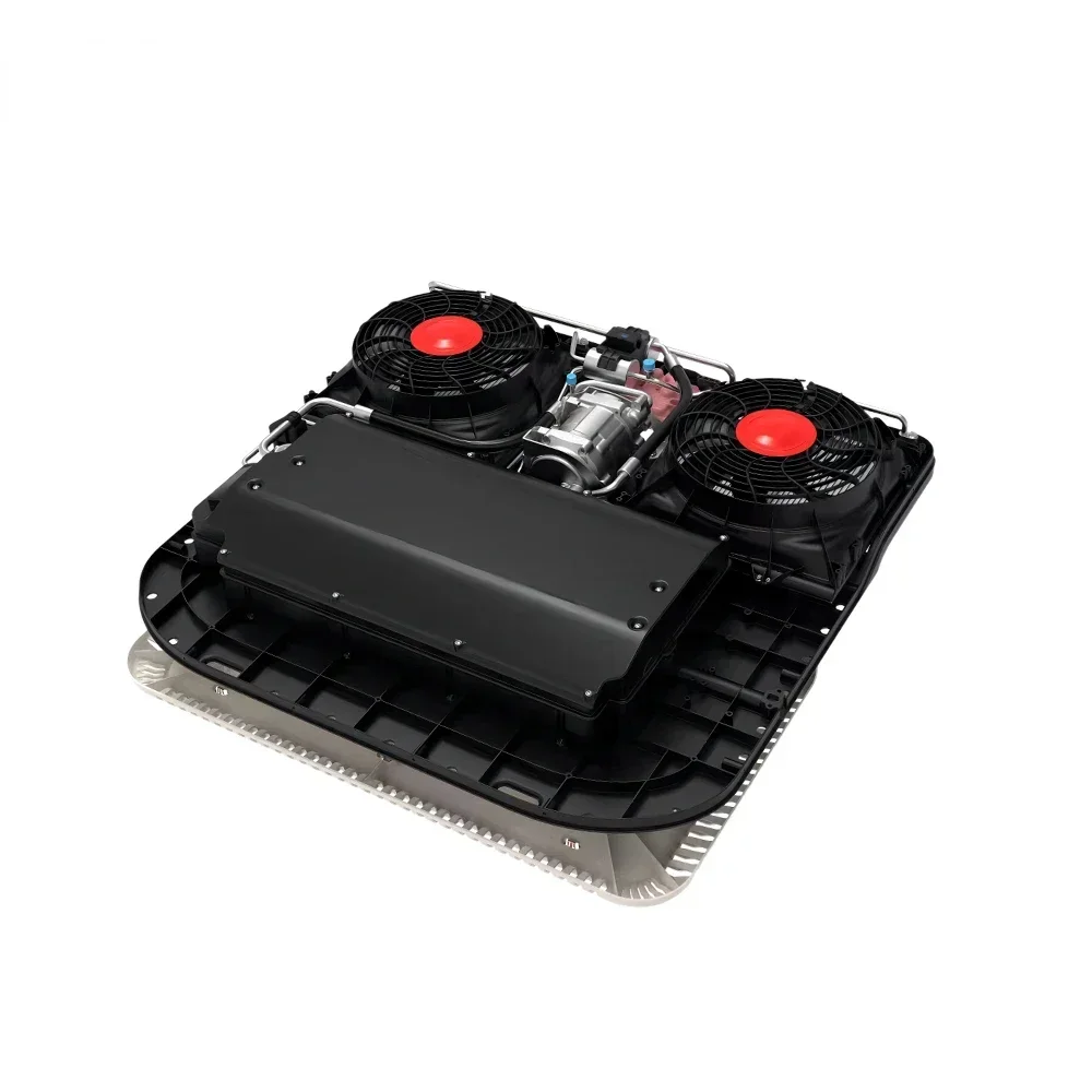 

Bestseller Hot Selling Truck Camper DC 12V 24V Roof Model Twin Fan Truck Parking Ac Suit