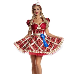 Multicolor Evil Queen Witch For Lady Costume Gothic Tutu Pumpkin Spooktacular Cosplay Carnival Halloween Party Fancy Dress