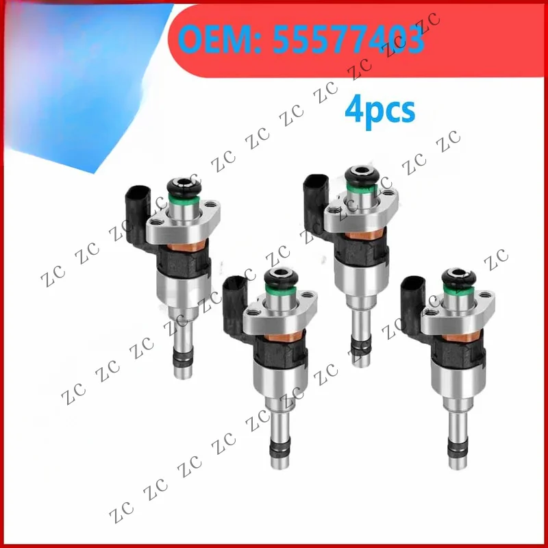 S+ 55577403 4 PCS Fuel Injectors For Chevrolet Equinox Malibu 1.5L Cruze 1.4L DOHC
