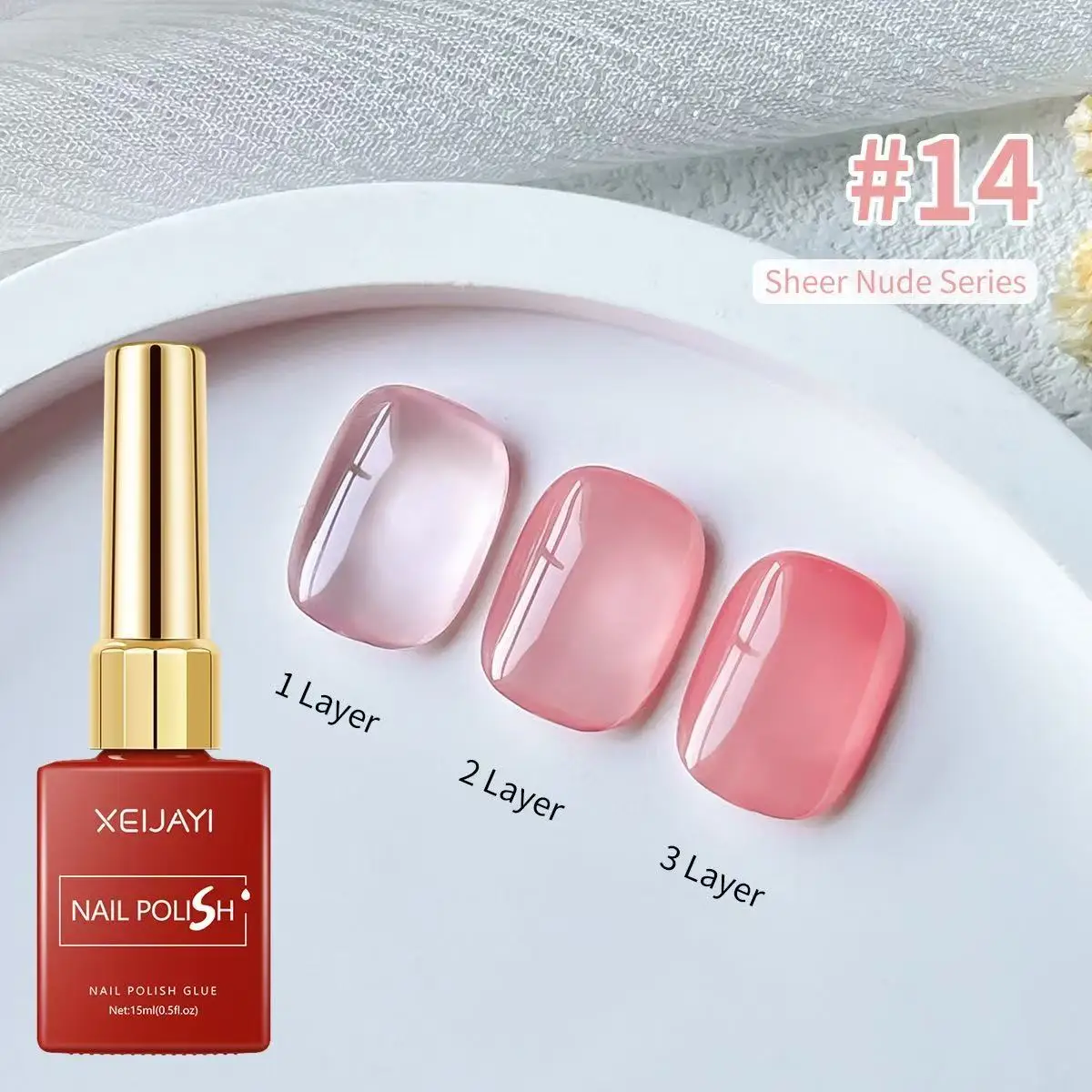 8 ピース/セット 15 ミリリットルゼリージェルマニキュアネイルアートワニスジェルラッカートップコート venalisa 半永久マニキュアグッズ