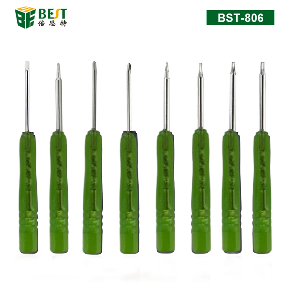 

20Piece 85mm Mini Screwdriver CR-V Steel Screwdriver Bits Phillips/Flat/Torx/ 5-Point/Y Tip for Electronics Repair Tool