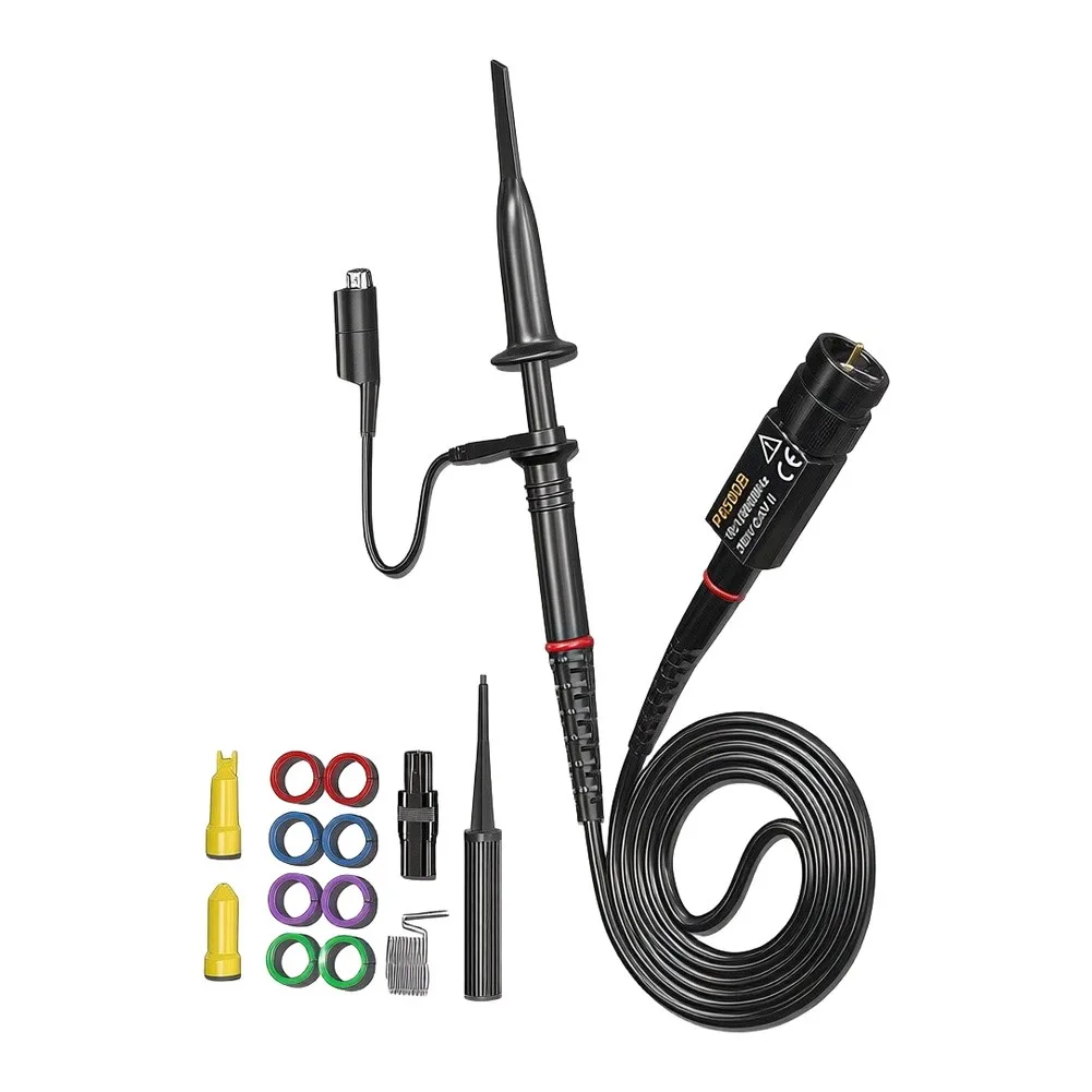 P6500B Oscilloscope Probe 500MHz High Frequency Adjustable Attenuation Test Probe 1. Cable With Accessories For Digital Oscill