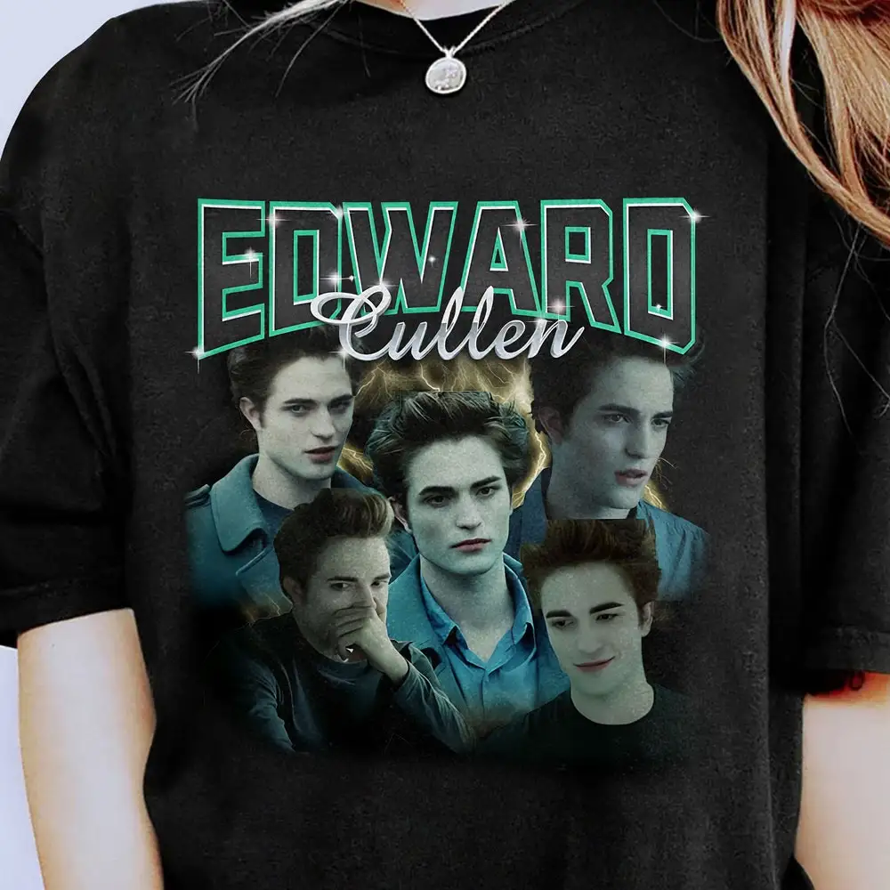 90S Bootleg Edward Cullen T Shirt Retro Team Eward Twilight Merch