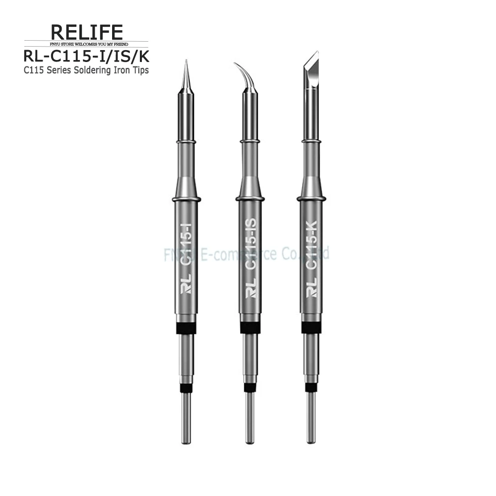 

RELIFE RL-C115 Soldering Iron Tip for JBC115 Welding Station Tip / Elbow / Cutter Head Integrated High-quality Heating Element