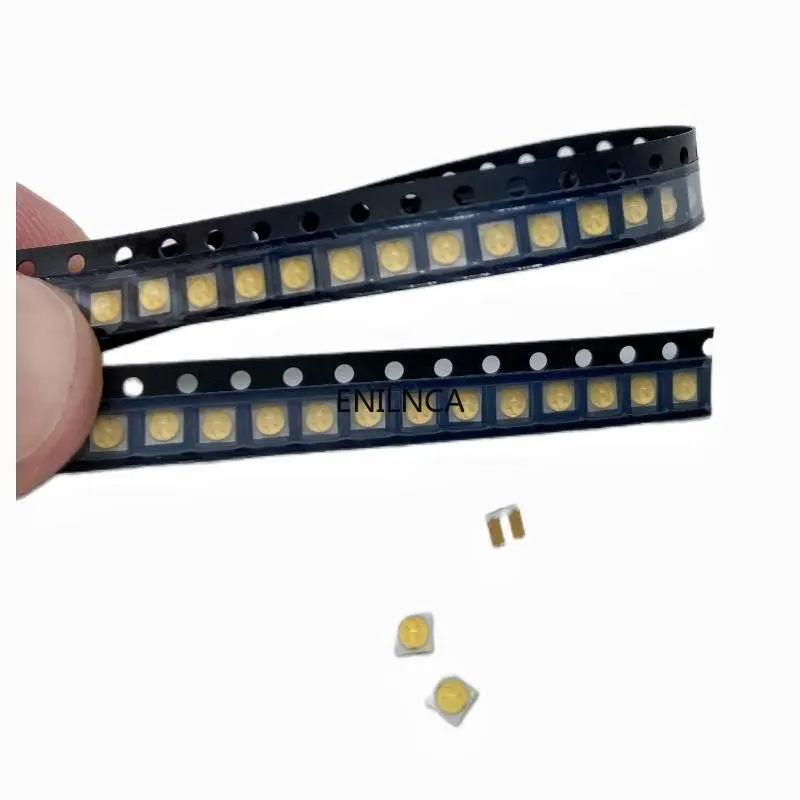 50-200pcs For SAMSUNG for LG TV Application 2828 LED Backlight zener 6V 1W 3228 2828 cold Cool white LCD Backlight for TV