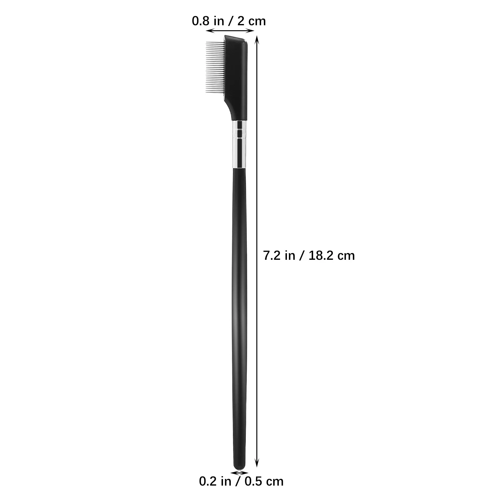 Peigne à cils en métal, outil de séparation des cils, peigne à cils pour toilettage naturel des cils, brosse à sourcils, Mascara pour cils, 4 pièces