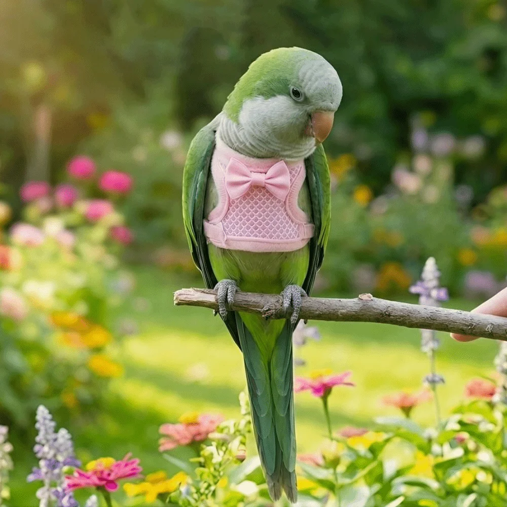 Adorable Adjustable Parrot Flying Harness Breathable Escape 