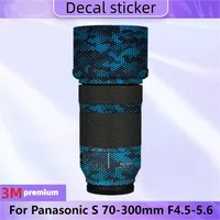 For Lumixs 70-300 Lens Decal Skin for Panasonic 70-300mm F4.5-5.6 MACRO O.I.S. Lens Sticker 70 300 Protector 70300