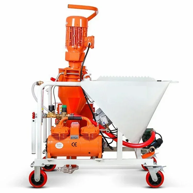 Fully Automatic Cement Plaster Spray Machine Screw Slurry Grouting Sand Material Gypsum Mortar Wall Spraying Pump