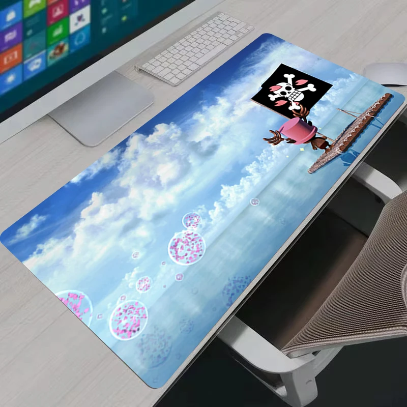 Anime O-One Piece Series Large Gaming Mouse Pad XXL Desk Mat Lock Edge Non-slip Rubber Keyboard Table Mat Multiple Patterns