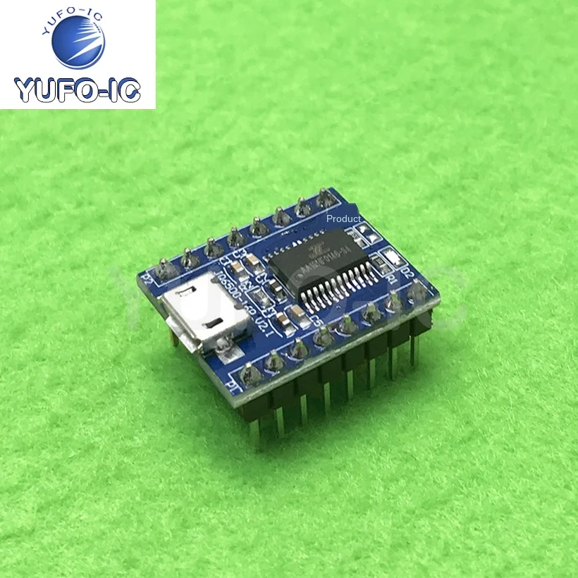 Free Ship 1PCS Jq6500 Voice Module MP3 Module MCU Serial Port Control Broadcast One-to-One 5-Way Control Music IC