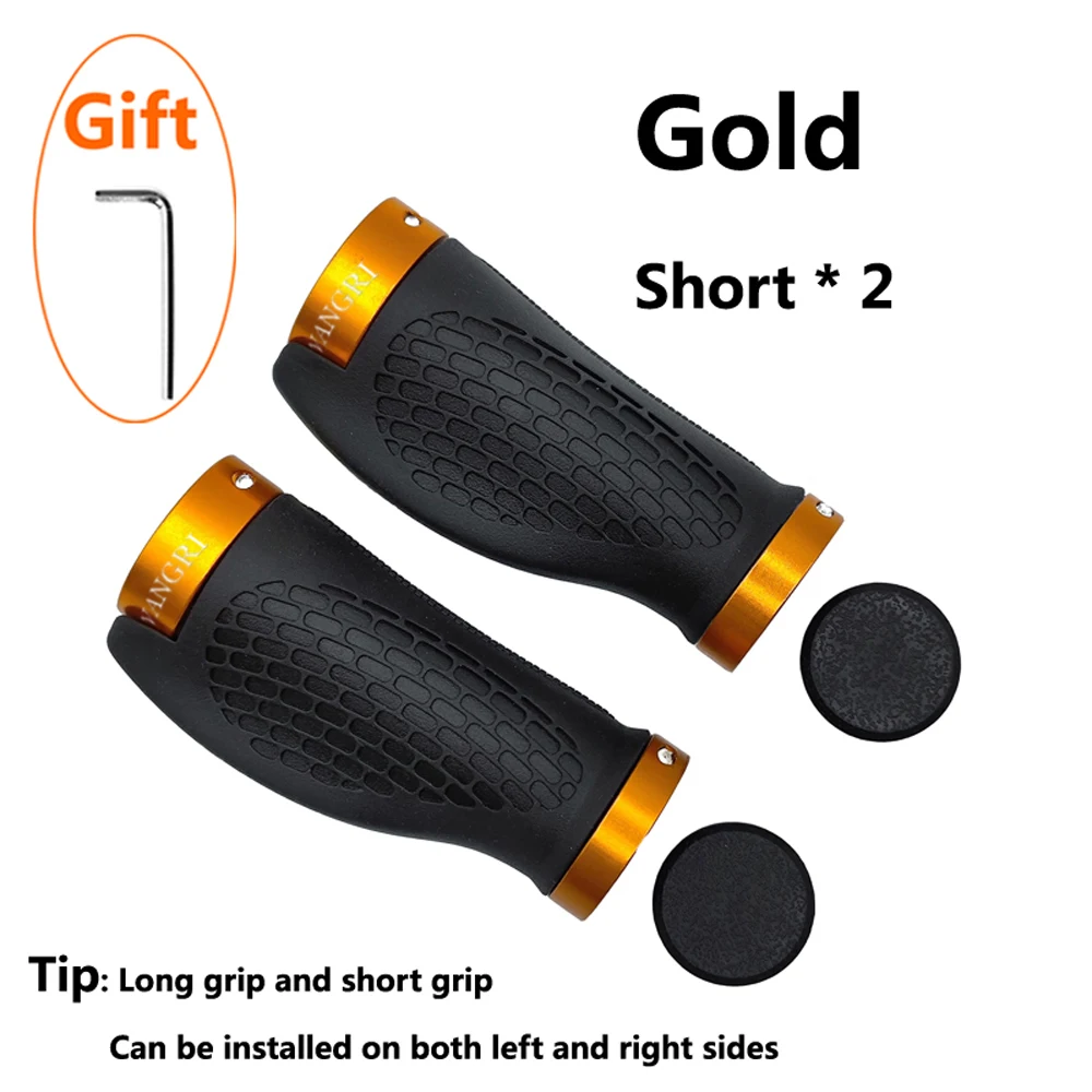SHIZIWANGRI Fahrradlenkergriffe, langer und kurzer Gummigriff für Twist Shifter, Dual-Ring-Lock, Handauflage, passend für MTB-Faltrad – Detail 18