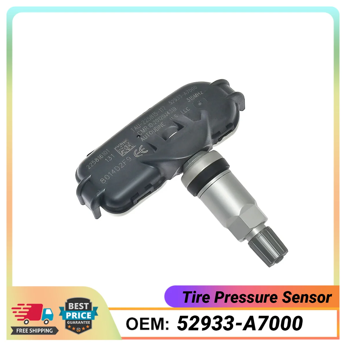 1PCS Tire Pressure Sensor 52933-A7000 52933A7000 FOR 2014-2016 KIA FORTE5 FORTE HYUNDAI ELANTRA 315MHz