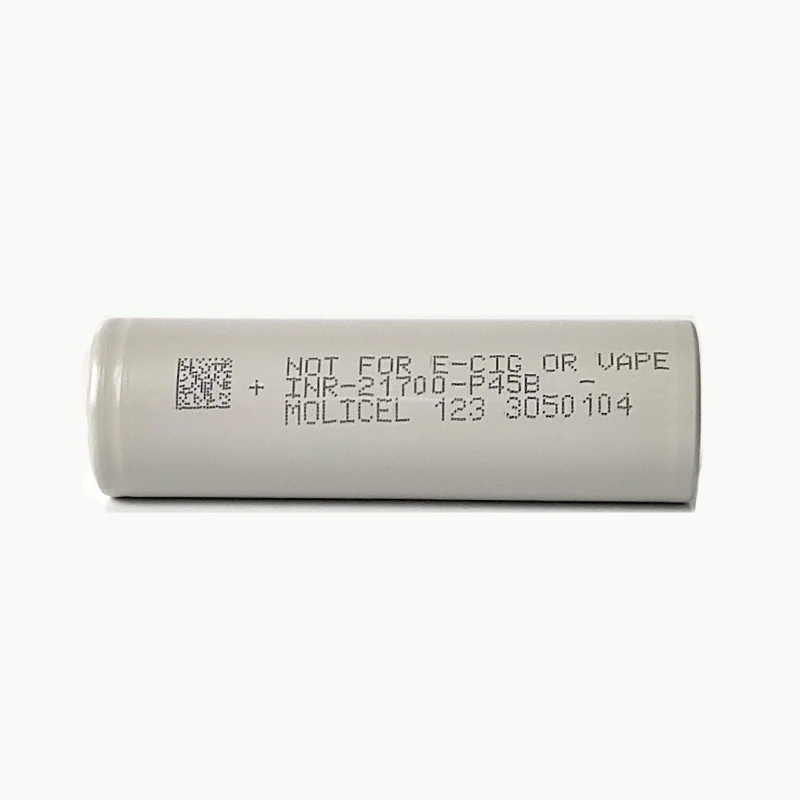 Original Rechargeable 21700 Lithium Battery Molicel P45B INR 21700 4500mAh Batteries Strong Power Cell PK Molicel P42A For Drone