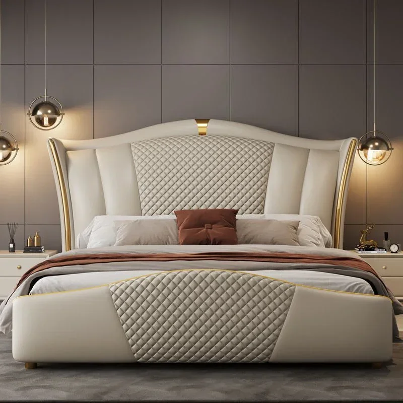 

Роскошная массажная кровать размера King Size, современный дизайн, безопасный спальный диван-кровать, двуспальная мебель для человеческой собаки Letto Matrimoniale Lounge Suite