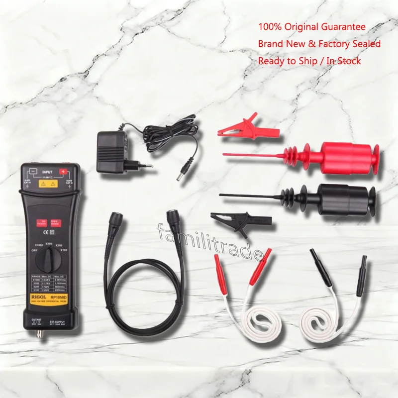 NEW RIGOL RP1050D RP1000D High Voltage Differential Oscilloscope Probe 50MHz 7000Vpp 4-Gear Attenuation In Stock Original Box