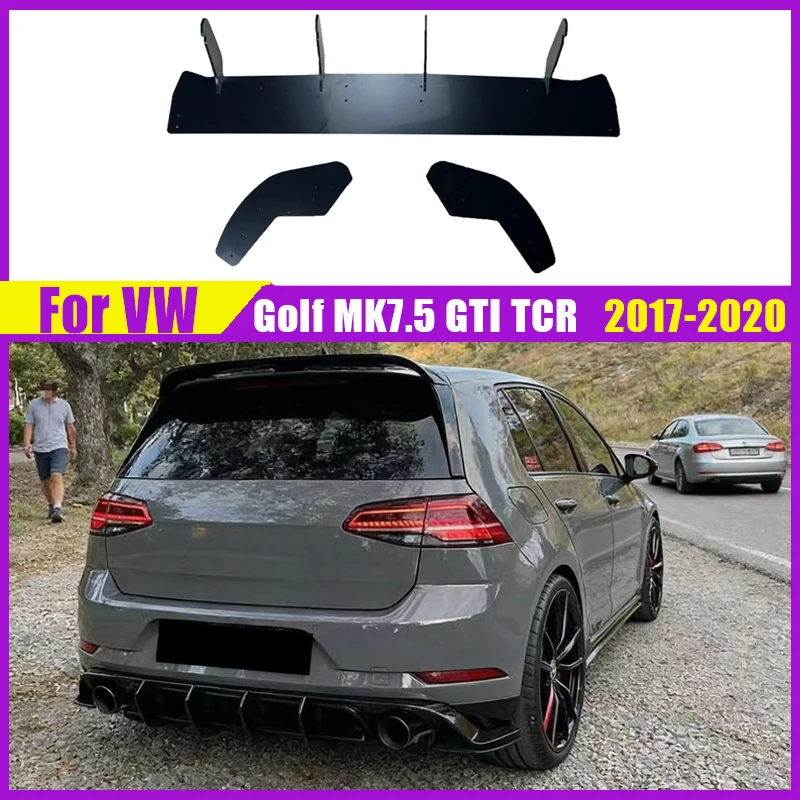 

Диффузор заднего бампера Maxton Style для Volkswagen Golf MK7.5 GTI TCR 2017-2020: Накладки на задний бампер, тюнинг-комплект