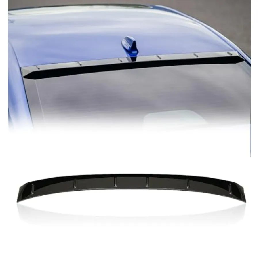 

Rear Roof Spoiler for Honda Civic 2021-2026 4DR Sedan, JDM Style ABS Material, Glossy Black, Aerodynamic Rear Window Visor Wing