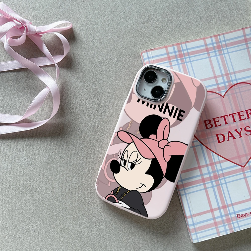 Coque de téléphone Cartoon Minnie, coque pour Xiaomi Mi 12 POCO F5 Bery NDavid Redmi 9C 10 13C K30 K40 K60 Ultra Note 10 12 13 Pro 4G 5G