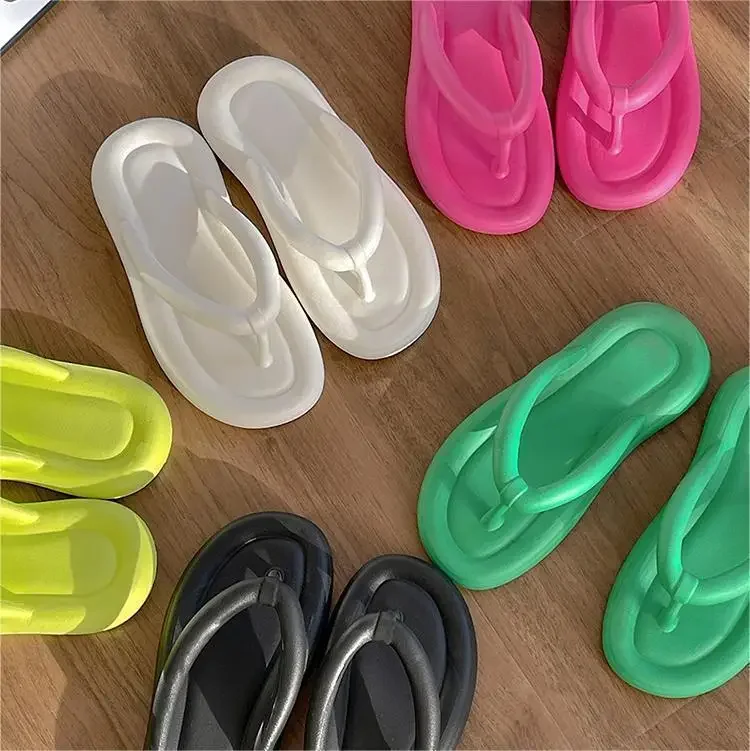 Women Slippers Soft Sole Thick Platform Indoor Outdoor Beach Sandals Summer EVA Non Slip Flip Flops slides