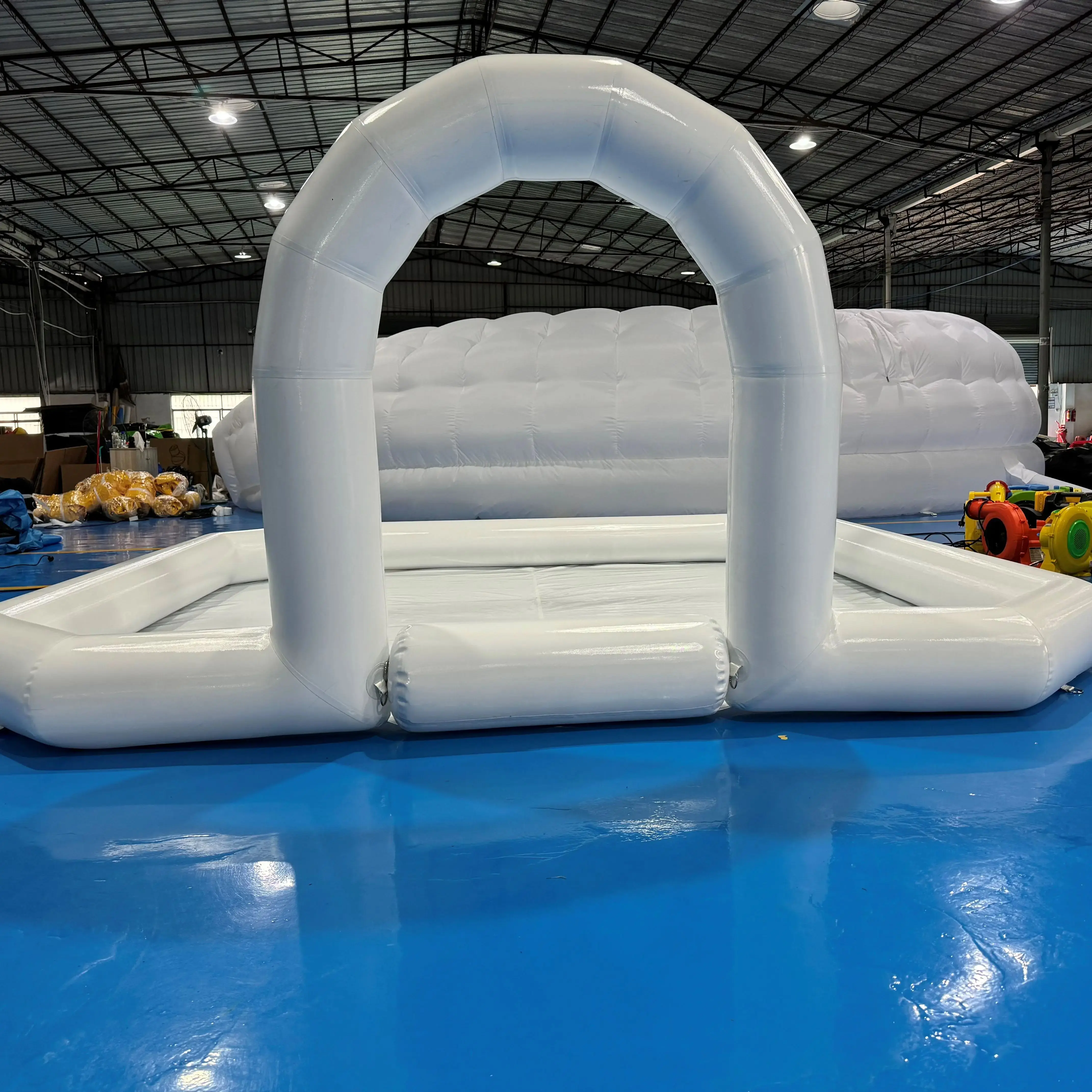 PVC سميكة ملاهي نفخ سيارة ممتصة للصدمات المسار سباق السيارات المسارات للأطفال سيارة ممتصة للصدمات قابلة للنفخ #4