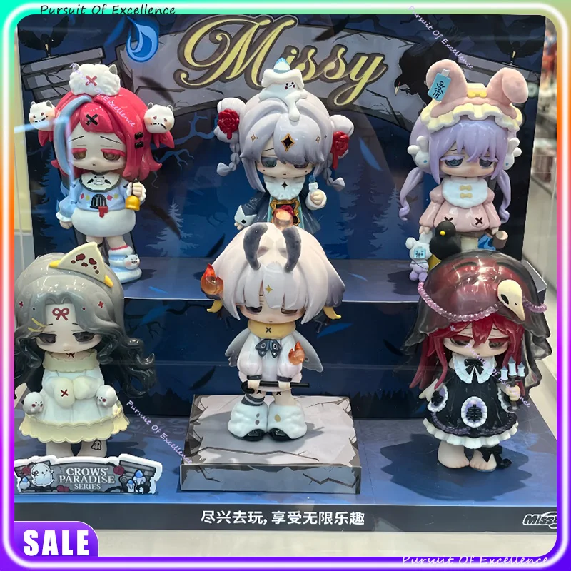 

ГОРЯЧАЯ ПРОДАЖА V2 Missy Sweet Mourning Lolita Crow Paradise Series слепая коробка Mystery Box Caixa Caja куклы подарок настольное украшение
